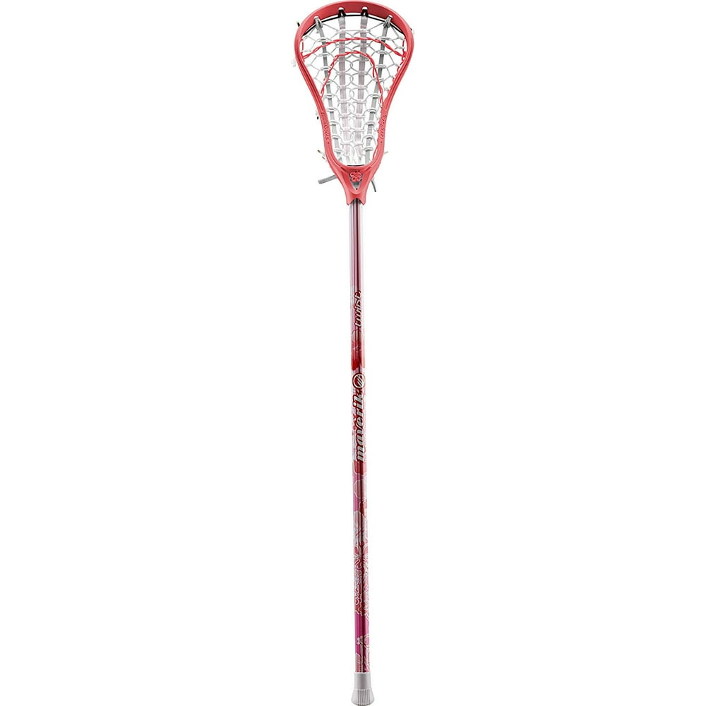 Maverick Complete Beginners Lacrosse Stick, Pink & White