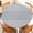 Gray Diamond, variant on Round Outdoor Tablecloth with Umbrella Hole, Zippered Fitted Tablecloth with Elastic Edge, Waterproof Table Cloth Cover for Picnic Party Fits 37"-44" Round Table, Mint Green White Fern