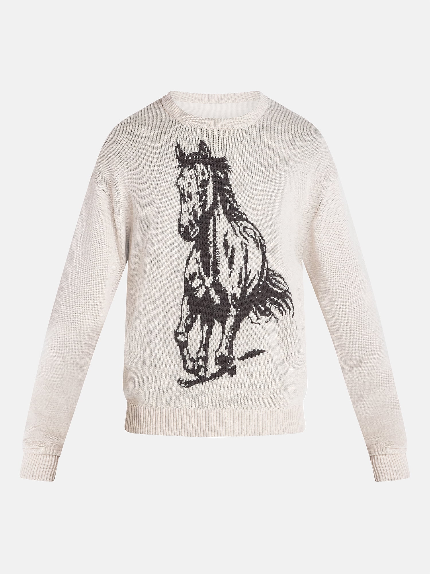 No Boundaries Western Graphic Oversized Fit Sweater, Men's Sizes XS-5XB