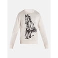 thumbnail image 5 of No Boundaries Western Graphic Oversized Fit Sweater, Men's Sizes XS-5XB, 5 of 6