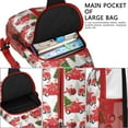 thumbnail image 4 of Sling Backpack,Red Christmas Car Pattern Crossbody Bag with Water Bottle Holder,Waterproof Sling Bag for Men/Women with Chest Phone Holder for Hiking,Travel, 4 of 6
