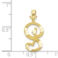 thumbnail image 3 of 10K Yellow Gold Initial S Charm, 3 of 3