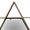 thumbnail image 3 of Hexagon Shaped Wall Mirror with Star Frame, Champagne Gold, 3 of 5