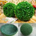 thumbnail image 3 of Dalazy Simulegreengrassballartificialgrassplasticgreenplantfakeflowershomegardendecoration, 3 of 9