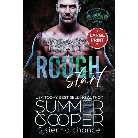 Screaming Demons MC Rough Start: A Motorcycle Club New Adult Romance (Large Print), Book 1, (Paperback)