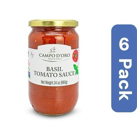 Campo D oro Tomato Basil Sauce 24 oz (Pack Of 6)
