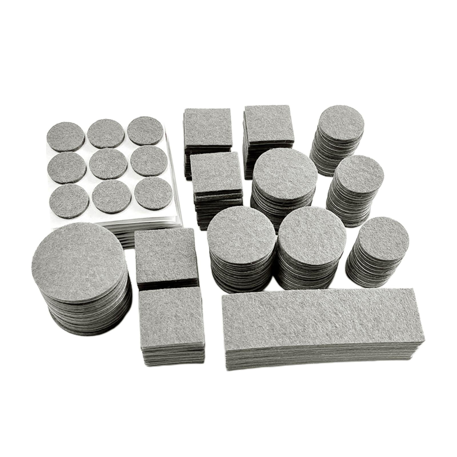 GUOOL 216 Pieces Chair Leg Caps Floor Protectors Chair Leg Protectors DIY Furniture Gray