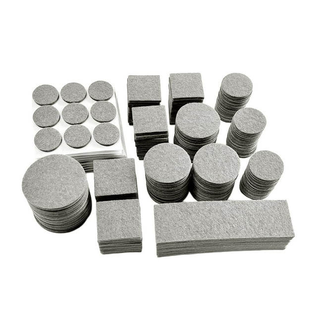 Almohadillas para muebles de fieltro 216 piezas Sunnimix Protector de suelo para piernas Gris
