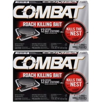 Combat Large and Small Roaches Killing Bait Stations, 12 Count (Pack of 2) Total 24 Bait Stations