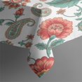 thumbnail image 3 of Pioneer Flower Floral Print Pattern Rectangle Tablecloth 60"x84", Waterproof Polyester Table Cloth, Wipeable Spillproof for Dining Camping Indoor Outdoor, 3 of 5