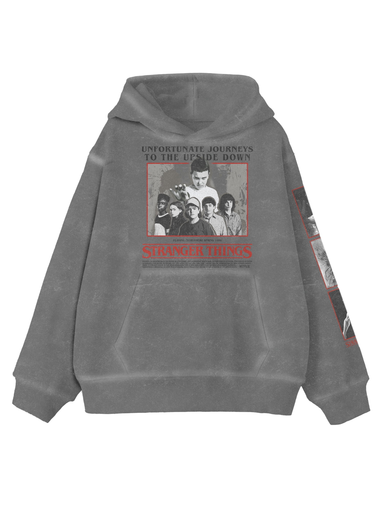 Stranger Things, Boys' & Big Boys' Graphic Hoodie, Poster, Sizes 4-18