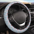 thumbnail image 3 of Lsque Sea Turtle Ultra Soft Car Steering Wheel Cover for Women, Standard 15 inch Size for Truck Van SUV Auto, 3 of 8