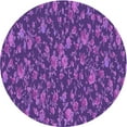 thumbnail image 1 of Ahgly Company Machine Washable Indoor Round Transitional Purple Area Rugs, 8' Round, 1 of 7