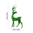 thumbnail image 3 of Kraoden Metal Deer Ornaments for Christmas Tree Decorations, Electroplated Iron Art Holiday Hangings, Elegant Table Decor for Home and Seasonal Layouts, Ideal Gift for Festive Occasions, 3 of 6