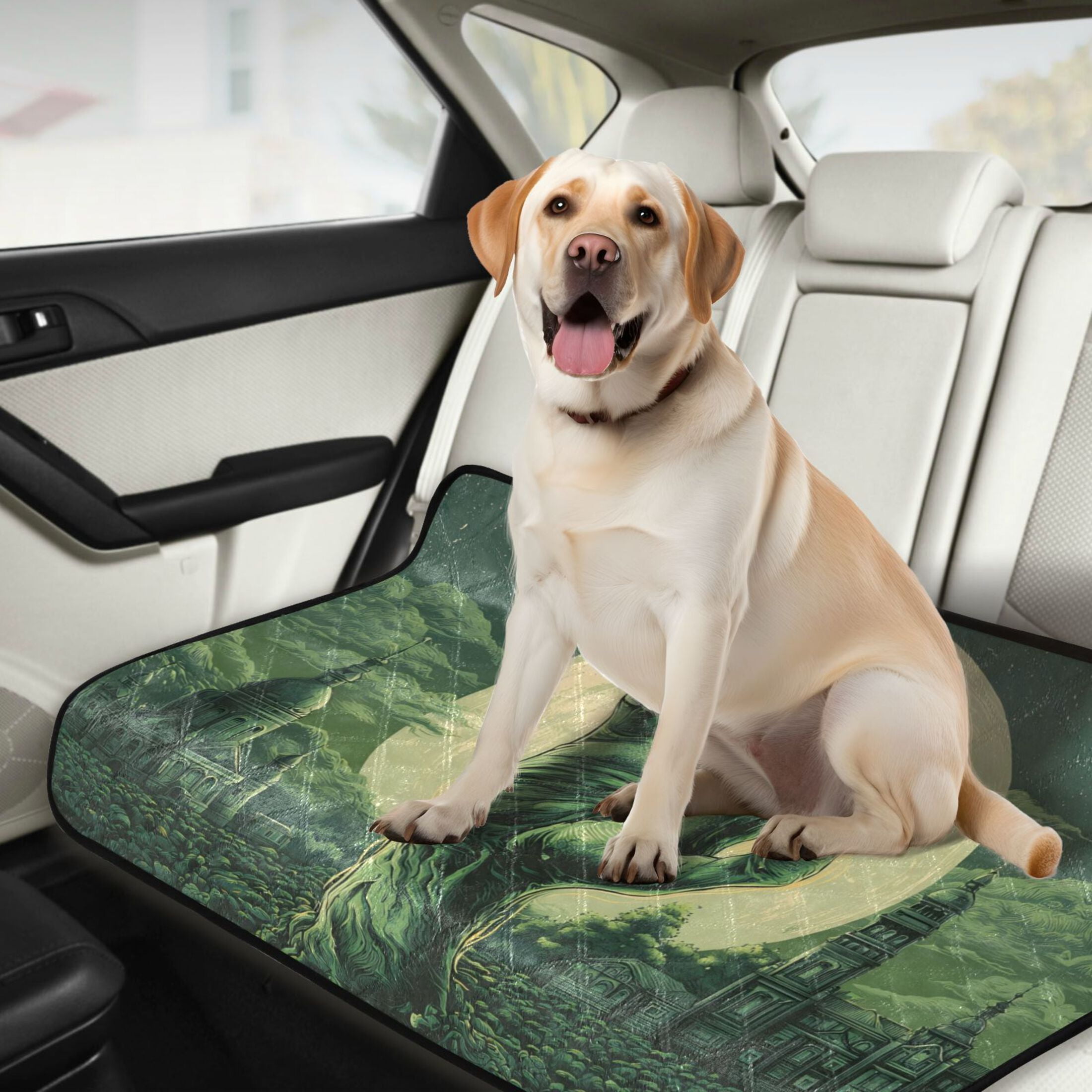 Qxltty Zombie Hand Cat litter Pads Pet Set of 2 Diaper Mats Center Anti-leakage Layer Absorbent Soft and Comfortable