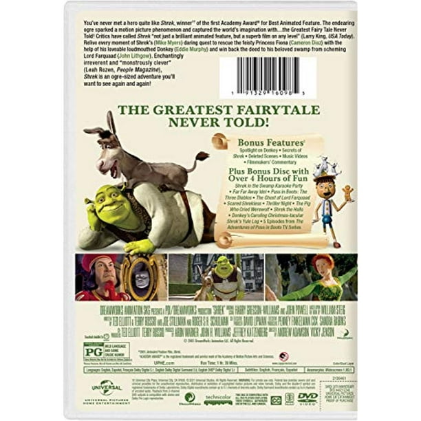 Shrek (20th Anniversary Edition) [DVD] - Walmart Business Supplies