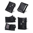 thumbnail image 4 of Mens Wallet Cowhide Leather Wallet Credit Card Holder RFID Bifold Black, 4 of 8
