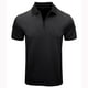 thumbnail image 2 of Camisa Elvqul para Caballero Negro Manga Corta Economicas Solapa Liso, 2 of 5