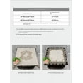 thumbnail image 2 of WCHUANG Square Tablecloth, Coffee Table Cover, Lace Bedside Table Cover Home Bedside Nightstand Small Table Cloth, EmbroideryTabletop Decoration, 2 of 2