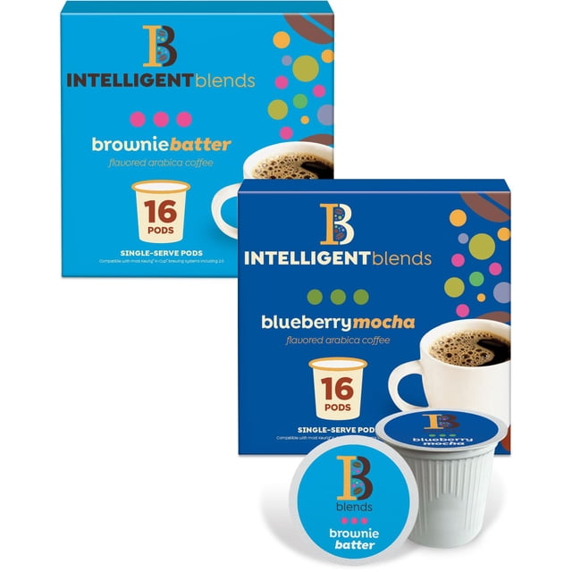 Cápsulas de Café Intelligent Blends Blueberry Mocha y Brownie 32 unidades