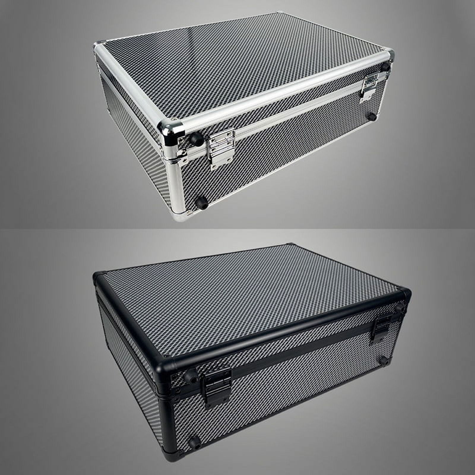 Carbon Fiber Tool Box Aluminum Tool Case Suitcase Equipment Hard Carry Bag Instrument Hard Case Portable Toolbox B
