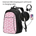 thumbnail image 2 of Disketp Cute Cat Mochila de Viaje Estampada para Laptop con Puerto de Carga USB, Mochila Impermeable para Computadora – Regalo para Hombres y Mujeres, 2 of 7