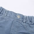 thumbnail image 5 of Tiijoy Little Girls Ripped Denim Shorts Elastic Waistband Stretch Jean Shorts Summer Jorts, 5 of 7