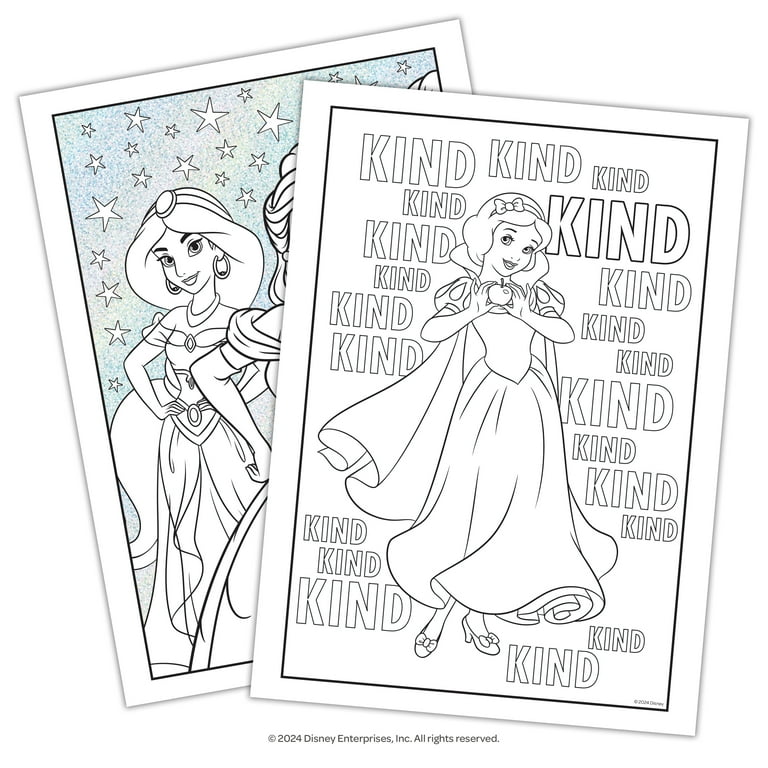 Disney Princess 32-page Glitter Coloring Book, by Bendon Disney Princess 32-page Glitter Coloring Book, by Bendon