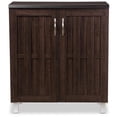 thumbnail image 3 of Baxton Studio Excel Buffet Moderne et Contemporain Brun Foncé Armoire de Rangement, 3 of 5
