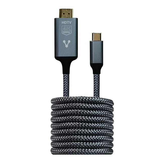 Cable USB Tipo C a HDMI Vorago CAB-310 4K UHD Durabilidad Plug And Play Universal