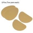 thumbnail image 3 of 8Pcs 2 Pairs Non-Skid Shoe Pads No Slip Shoe Bottom Grip Stickers Sole Protector Silicone Cushion Self-Adhesive Khaki, 3 of 6