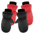 thumbnail image 1 of 2 Paires de Gants de Ski d'Hiver Imperméables pour Enfants Garçons Filles, 1 of 1