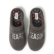 Dearfoams Cozy Comfort Men's Beard Season Slippers