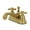 Brushed Brass, variant on Kingston Brass KS3600AX 4 in. Centerset Bathroom Faucet, Matte Black