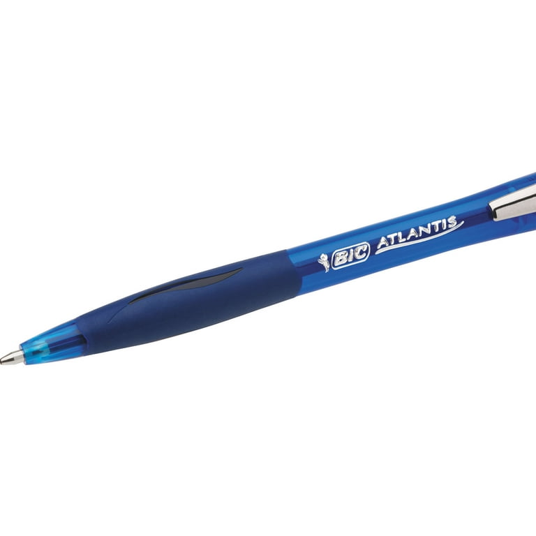 BIC Glide Exact Retractable Ball Point Pen, Fine Point (0.7 mm