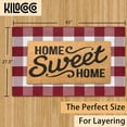 thumbnail image 2 of Buffalo Plaid Rug 2''x3'' Orange Outdoor Rug for Halloween/Thanksgiving Washable Fall Doormat Buffalo Check Rug Layered Front Door Mat for Porch/Farmhouse/Entryway/Patio Fall Decor, 2 of 6