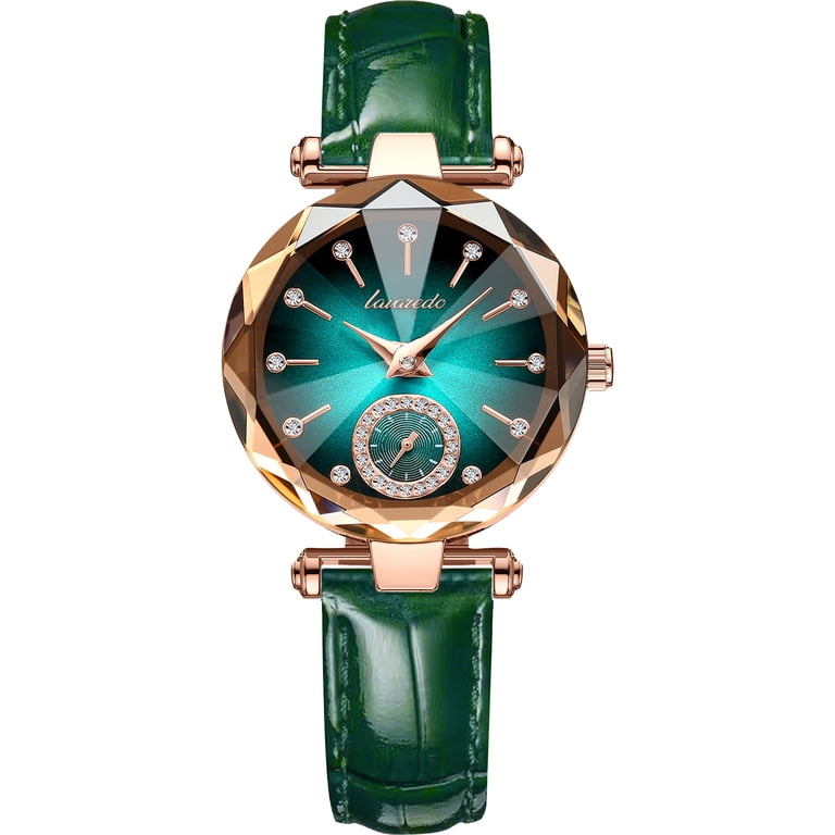 Alps Women's Round Diamond-Cut Quartz Watch photo 1