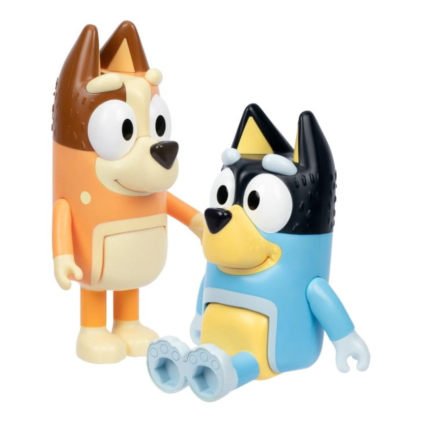 Chilli and Bandit Chat Mates 2-Pack 7” Figures with 10 Different Phrases from the Show, Ages 3+