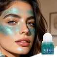 thumbnail image 5 of 6 Color Roll-on Body Glitter Gel- 4-in1Holographic for Face and Hair,Body Glitter Gel Makeup for Kids Women,Body Shimmer Christmas Makeup for Rave Party, Body And Face High Shine Makeup 20g, 5 of 6