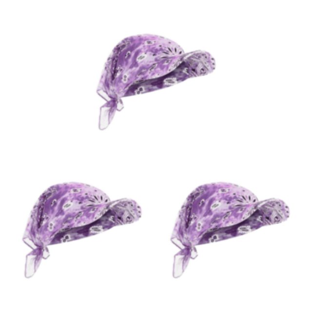 Guardurnaity Elegante gorra de béisbol para mujeres Actividades al aire libre Fácil de usar Bandana Bufandas Gorras Mujeres Bufanda Gorra púrpura Type1 NO1