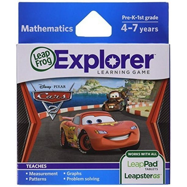 Leapfrog Learning Game Disney Pixar Cars 2 Works With Leappad Tilets Leapster Gs And Leapster Explorer Walmart Com Walmart Com