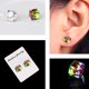thumbnail image 5 of EeaseMX 9 pares de pendientes magnéticos de colores con ventosa, pendientes falsos de cristal sin agujero (estilo mixto), 5 of 5