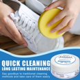 thumbnail image 1 of HLONK Multifunctional White Shoe Cleaner Yellow Removing And Whitening Cleaning Cream White Shoe Cleaning Cream with Sponge Quick Clean Shoes Stain Removal Cream, 1 of 8