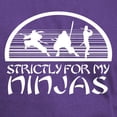 thumbnail image 3 of CafePress - Strictly For My Ninjas Dark T Shirt - Men's Classic Graphic Cotton T-Shirt, 3 of 4