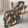 thumbnail image 3 of Sikiie Cute Puppy Cozy Flannel Fleece Throw Blanket: Lightweight & Thick for All Seasons - Perfect for Women, Men, & Kids"60"x50", 3 of 6