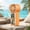 Tangerine, variant on Zeiwohndc High Speed Handheld Fan with Digital Display for Outdoor, Office, Makeup