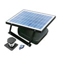 thumbnail image 1 of Solar Powered Attic Fan Ventilation & Black Snowventco Vent Cover, 1 of 1