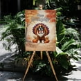 thumbnail image 4 of Happy Thanksgiving Saint Bernard Turkey Costume Pumpkins Autumn Leaves Vertical Matte Canvas Poster St Dog Lover Wall Art Home Decor - 130144, 4 of 5