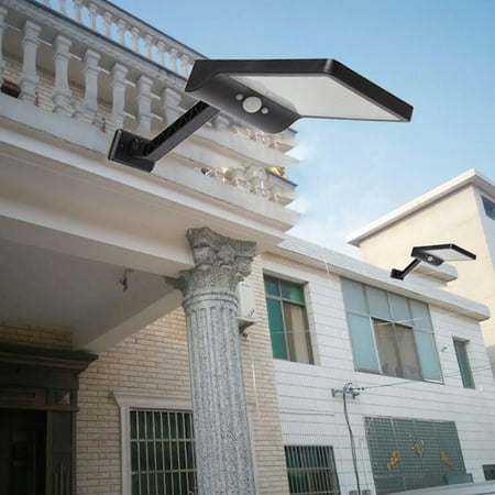 

Solar Sensor Wall Light 3 Modes Adjustable Dimmable Street Light for Garden Porch Courtyard