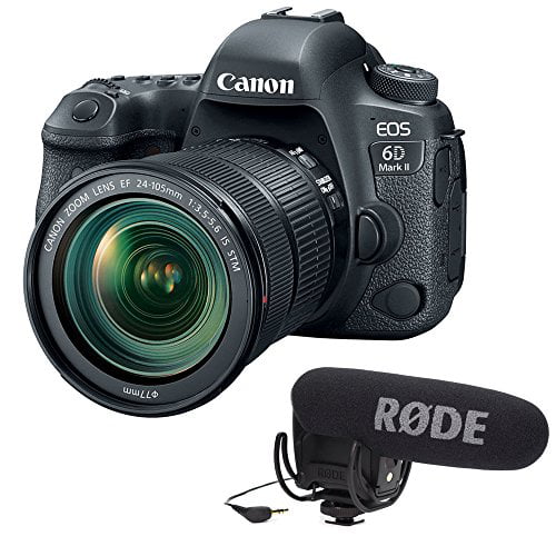 Canon EOS 6D Mark II DSLR Camera with 24-105mm f/4L II 1897C009